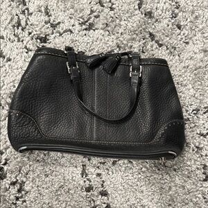 Coach Elegant Black Leather Handbag